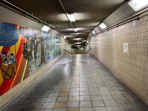 名古屋市内の地下道2つ、熱田と堀田のノスタ …