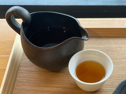 淹れたてのほうじ茶