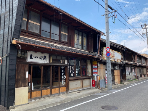 大垣・林町の古い街並み
