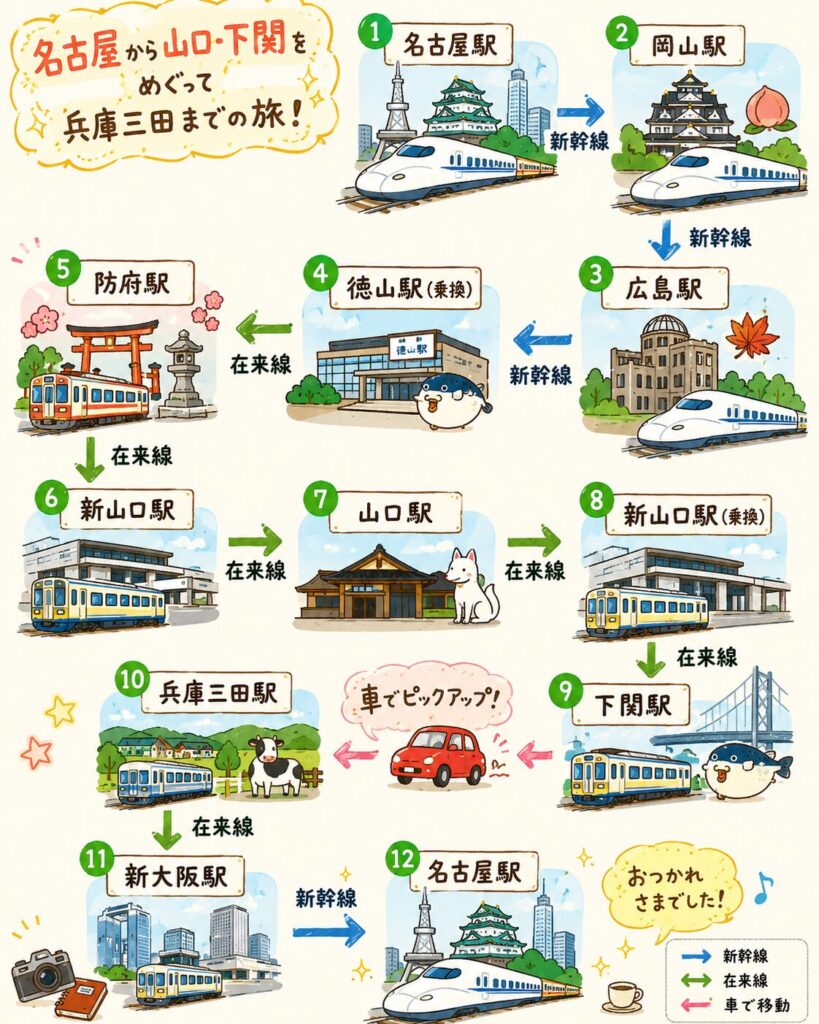 途中下車の切符メモ
