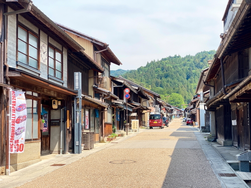 VIVANTシーズン2の11話ロケ地となった岩村城下町の桝形周辺と赤ポスト
