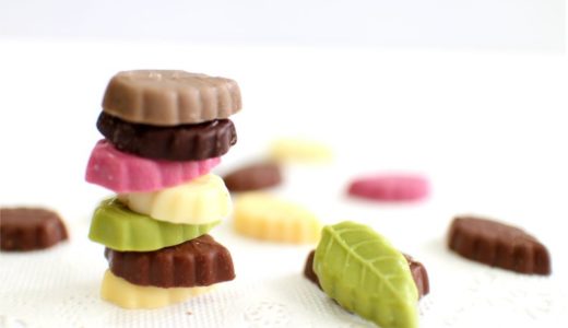 葉っぱの形のチョコ リーフメモリー フレーバーは お取り寄せは サービス袋がおすすめ おいしいなごや