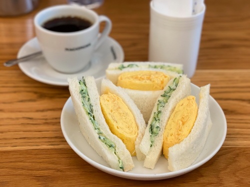 なごのや(旧西アサヒ)の名物タマゴサンド