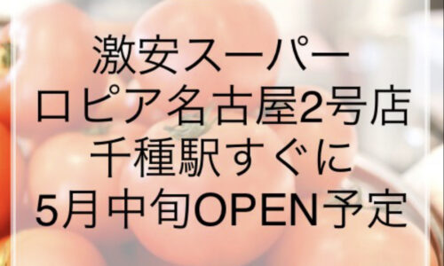 スーパー「ロピア千種店」5月中旬OPEN予定！フィットハウス跡